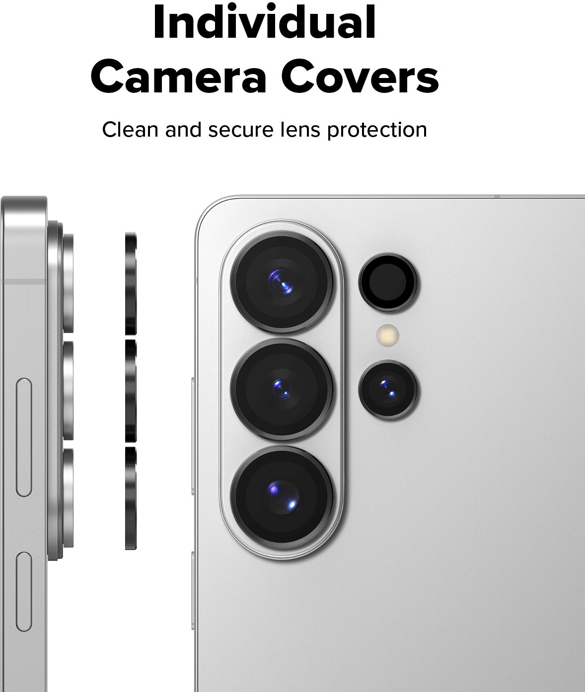 Ringke Camera Tempered Glass Samsung Galaxy S26 Ultra Camera Protector 2-Pack afbeelding 9