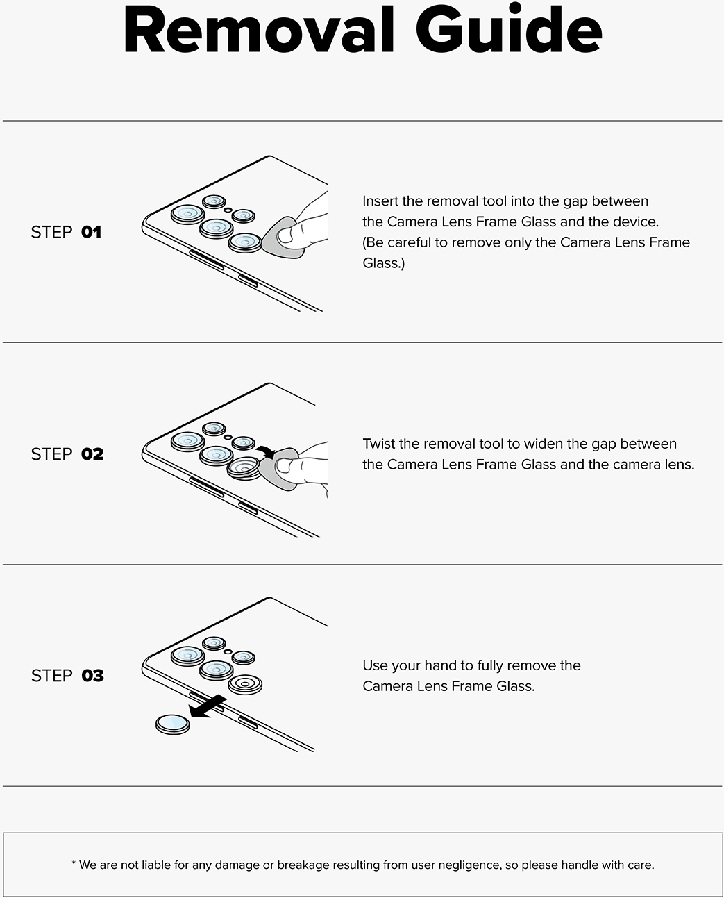 Ringke Camera Tempered Glass Samsung Galaxy S26 Ultra Camera Protector 2-Pack afbeelding 14