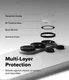 Ringke Camera Tempered Glass Samsung Galaxy S26 Ultra Camera Protector 2-Pack afbeelding 4