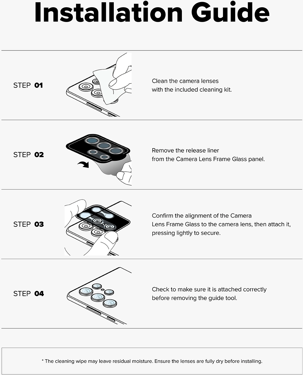 Ringke Camera Tempered Glass Samsung Galaxy S26 Ultra Camera Protector 2-Pack afbeelding 13