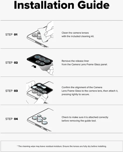 Ringke Camera Tempered Glass Samsung Galaxy S26 Ultra Camera Protector 2-Pack afbeelding 13