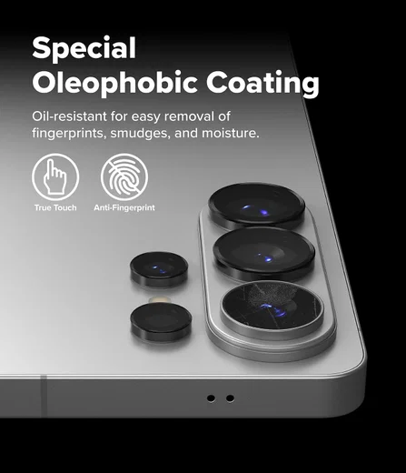 Ringke Camera Tempered Glass Samsung Galaxy S26 Ultra Camera Protector 2-Pack afbeelding 8