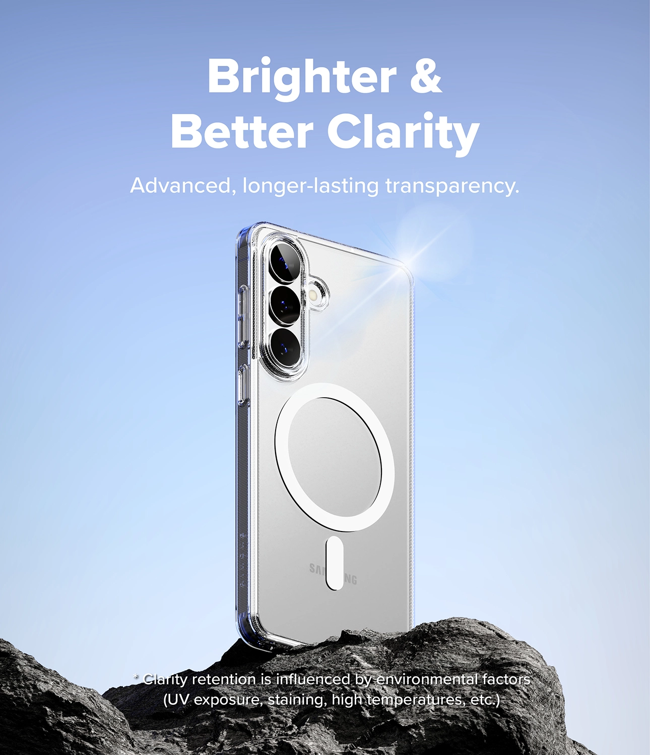 Ringke Fusion Magnetic Samsung Galaxy S26 Plus Hoesje MagSafe Transparant afbeelding 7
