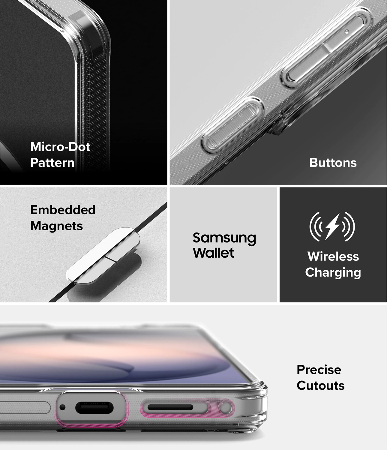 Ringke Fusion Magnetic Samsung Galaxy S26 Plus Hoesje MagSafe Matte Transparant afbeelding 13