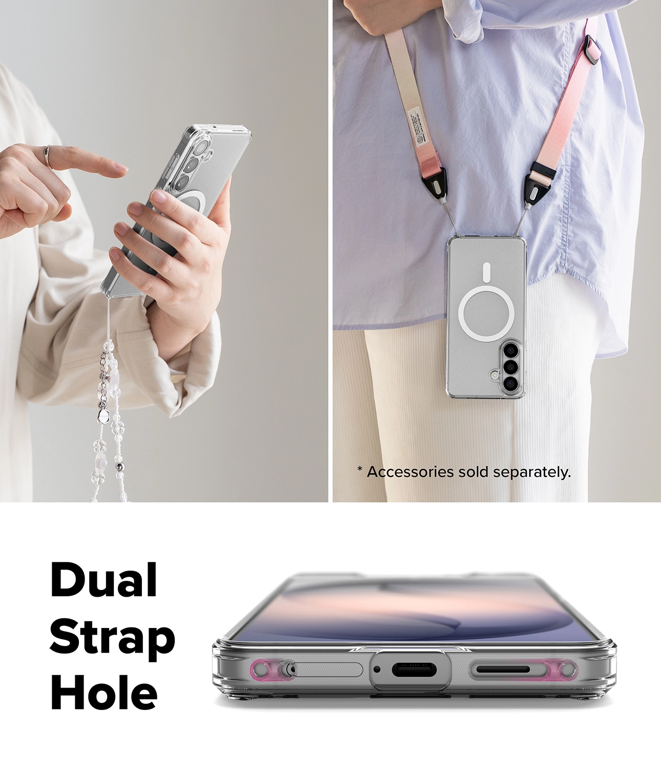 Ringke Fusion Magnetic Samsung Galaxy S26 Plus Hoesje MagSafe Matte Transparant afbeelding 12