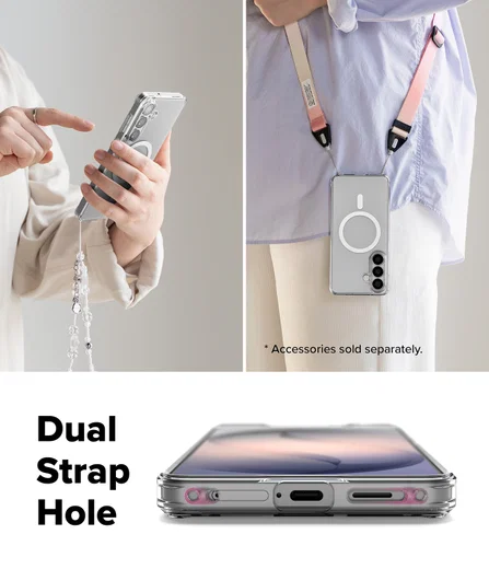 Ringke Fusion Magnetic Samsung Galaxy S26 Plus Hoesje MagSafe Matte Transparant afbeelding 12