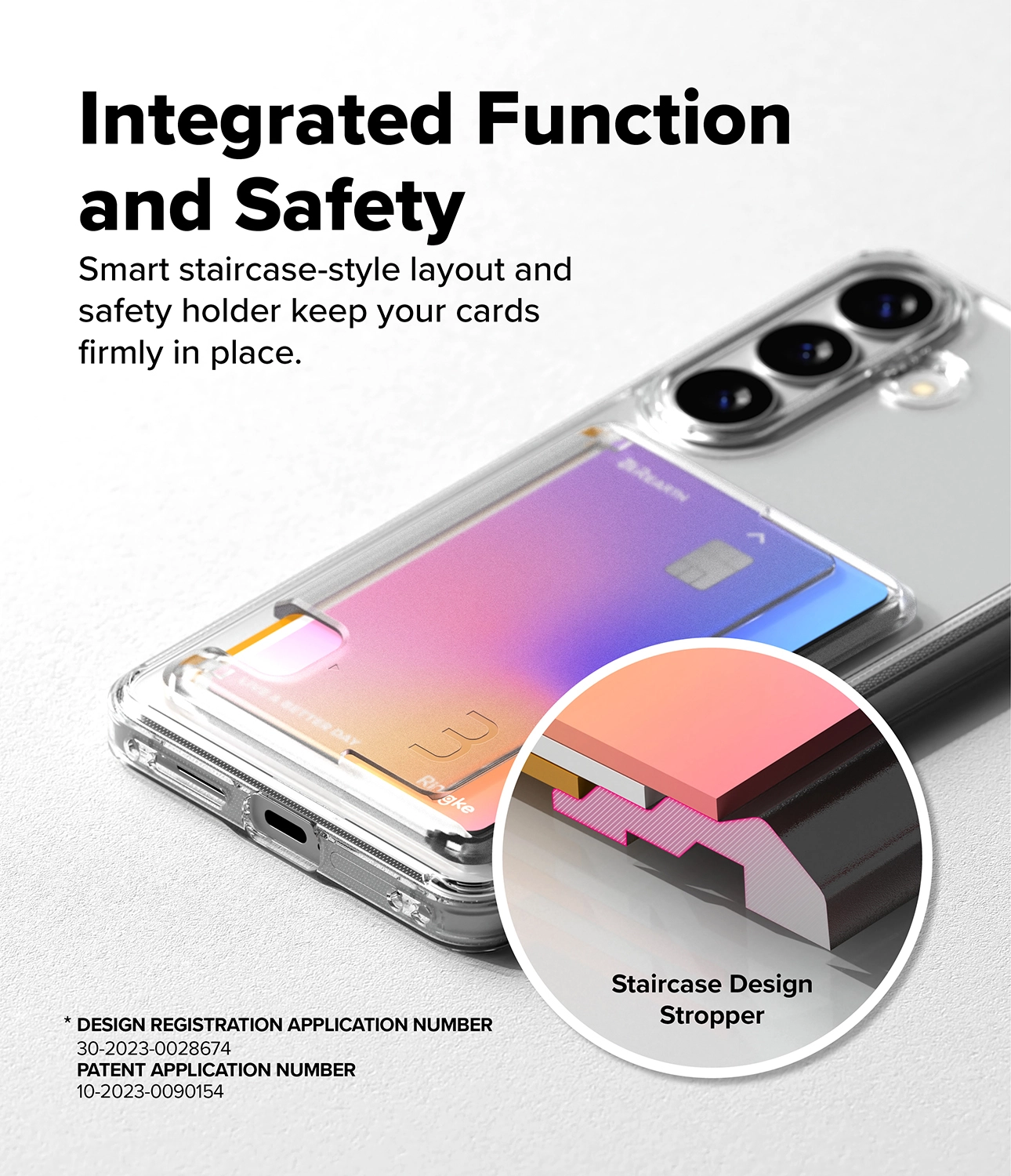 Ringke Fusion Card Samsung Galaxy S26 Plus Hoesje Kaarthouder Transparant afbeelding 7