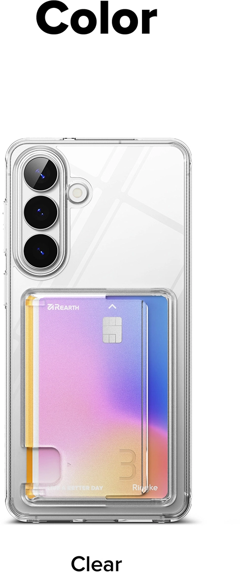 Ringke Fusion Card Samsung Galaxy S26 Plus Hoesje Kaarthouder Transparant afbeelding 15