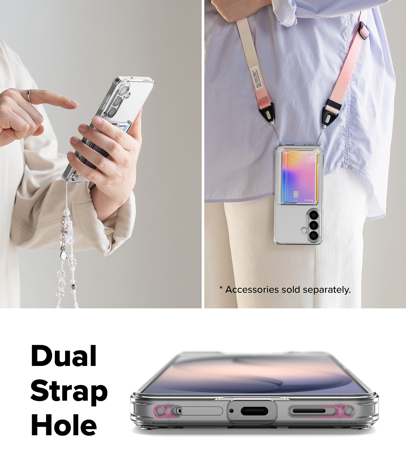 Ringke Fusion Card Samsung Galaxy S26 Plus Hoesje Kaarthouder Transparant afbeelding 13