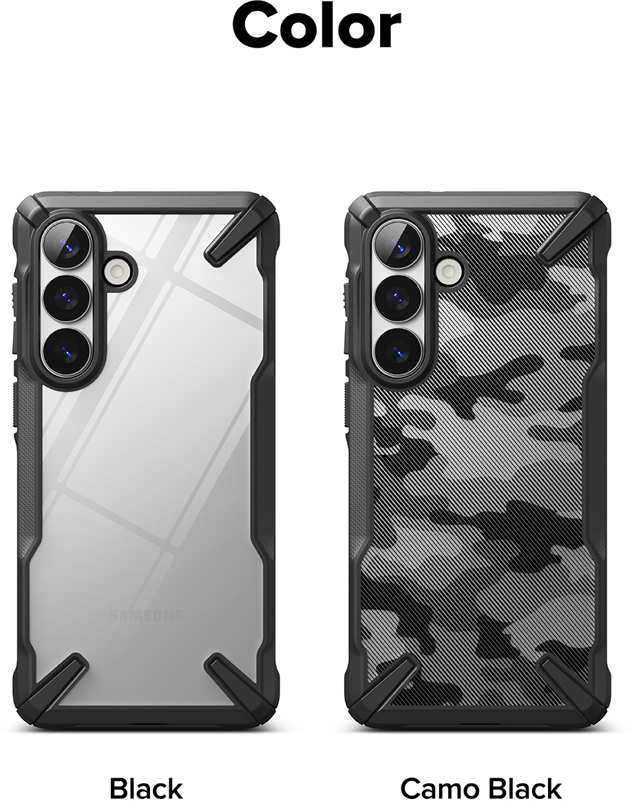 Ringke Fusion X Samsung Galaxy S26 Plus Hoesje Back Cover Camo Zwart afbeelding 15