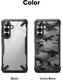 Ringke Fusion X Samsung Galaxy S26 Plus Hoesje Back Cover Camo Zwart afbeelding 15
