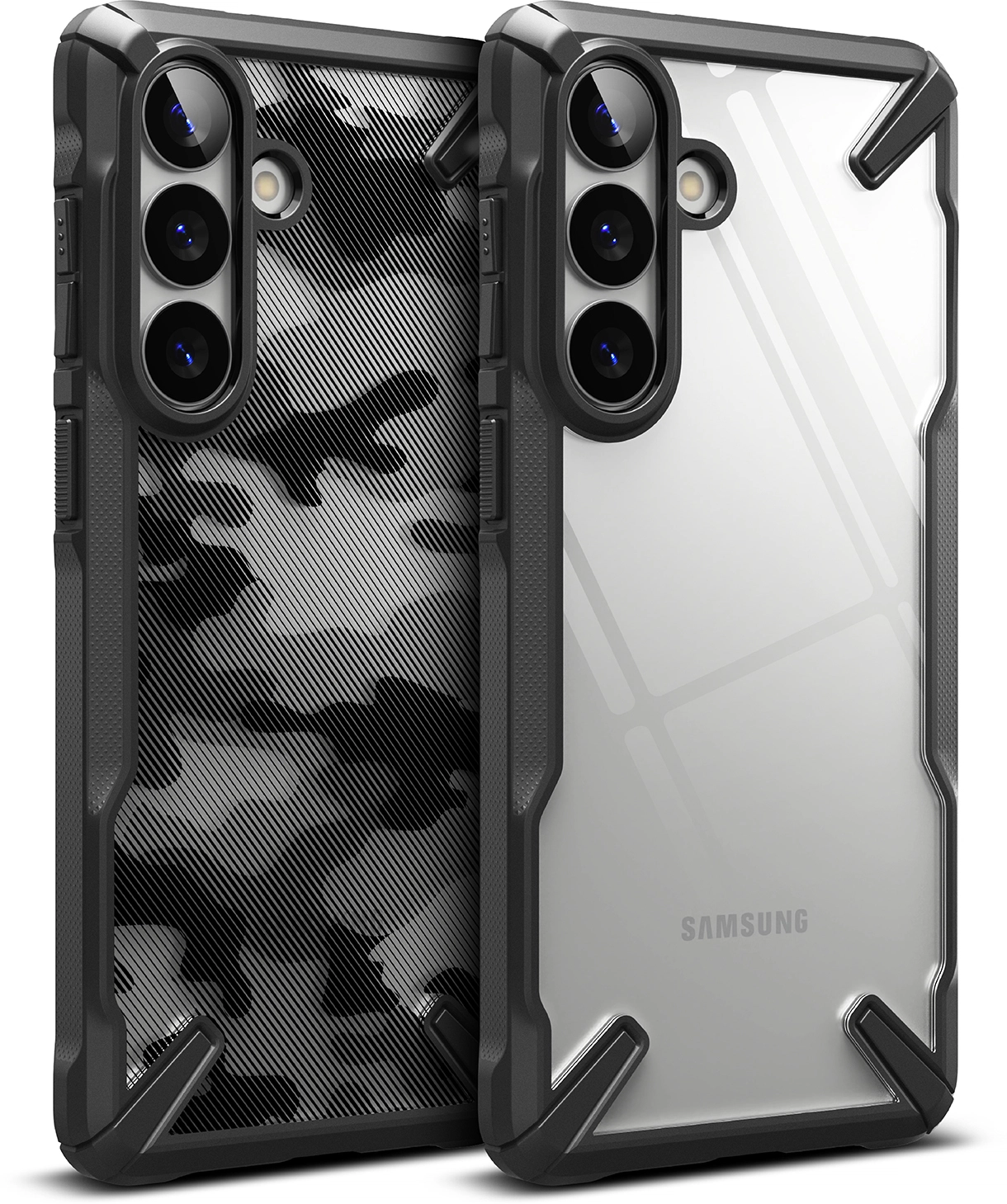 Ringke Fusion X Samsung Galaxy S26 Plus Hoesje Back Cover Camo Zwart afbeelding 19