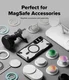Ringke Fusion X Magnetic Samsung Galaxy S26 Plus Hoesje MagSafe Clear Zwart afbeelding 6