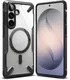 Ringke Fusion X Magnetic Samsung Galaxy S26 Plus Hoesje MagSafe Clear Zwart afbeelding 1