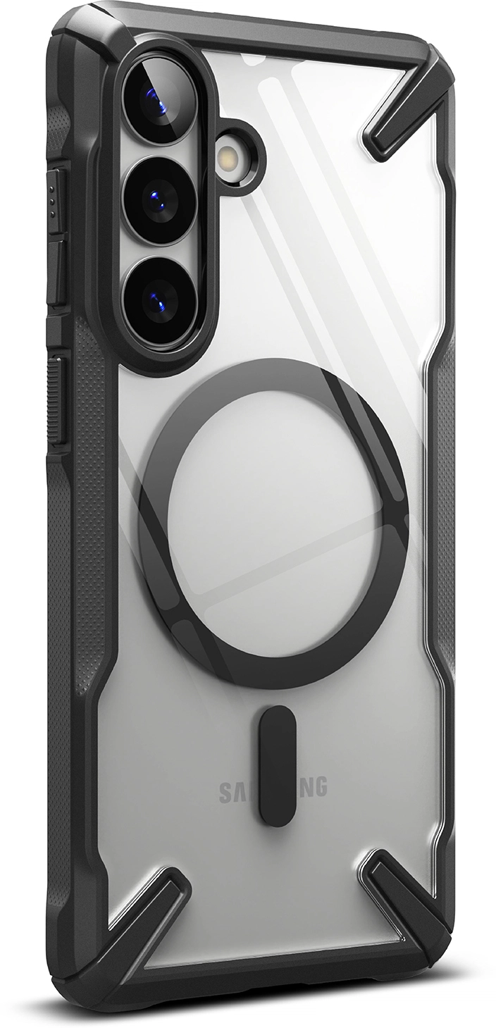 Ringke Fusion X Magnetic Samsung Galaxy S26 Plus Hoesje MagSafe Clear Zwart afbeelding 21
