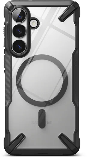 Ringke Fusion X Magnetic Samsung Galaxy S26 Plus Hoesje MagSafe Clear Zwart afbeelding 2