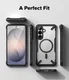 Ringke Fusion X Magnetic Samsung Galaxy S26 Plus Hoesje MagSafe Clear Zwart afbeelding 14