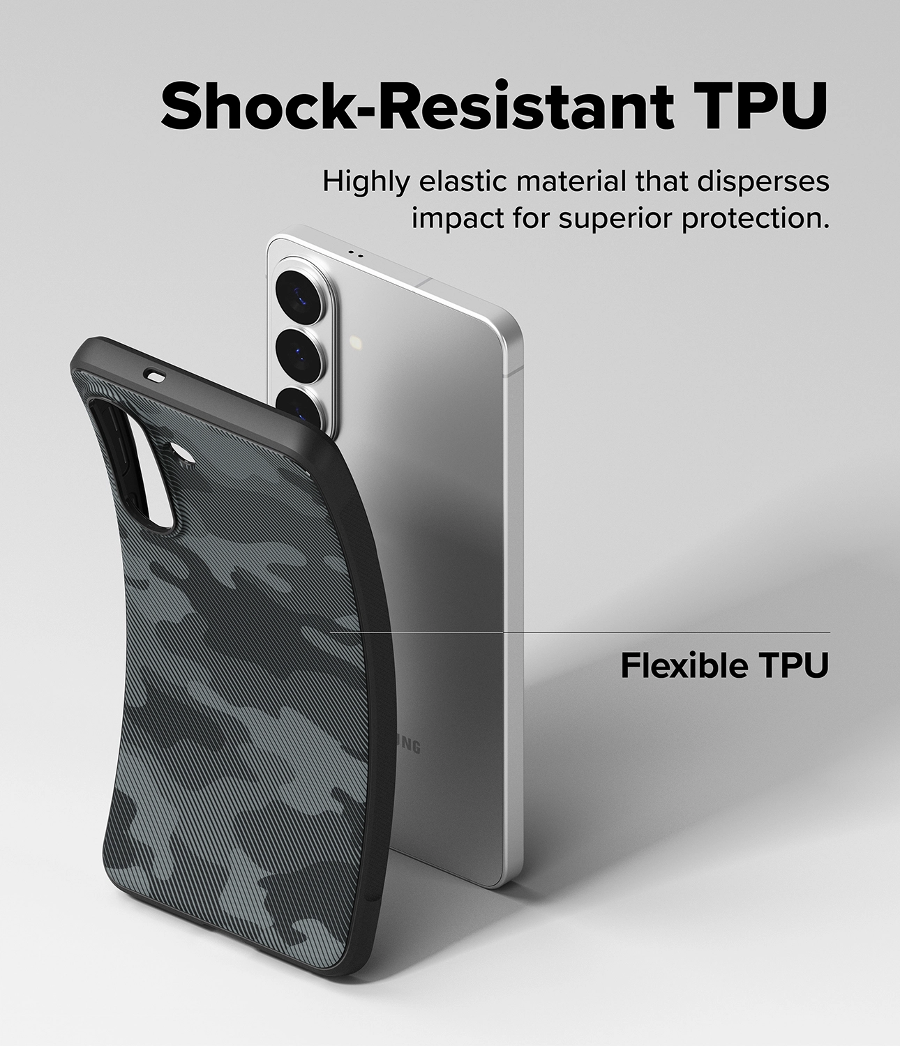 Ringke Onyx Magnetic Samsung Galaxy S26 Plus Hoesje MagSafe Camo Zwart afbeelding 10