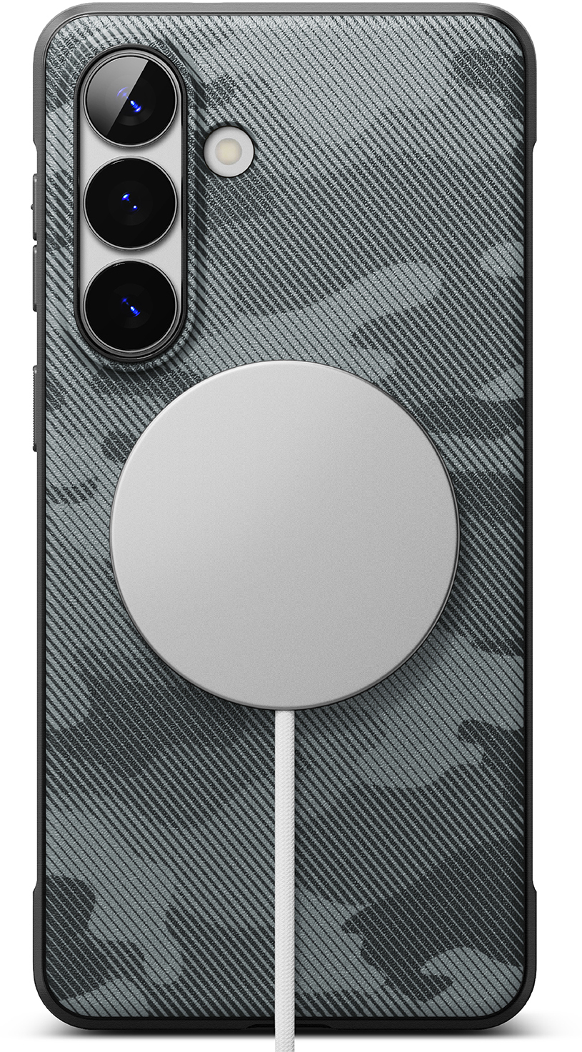 Ringke Onyx Magnetic Samsung Galaxy S26 Plus Hoesje MagSafe Camo Zwart afbeelding 2