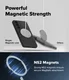 Ringke Silicone Magnetic Samsung Galaxy S26 Plus Hoesje MagSafe Back Cover Zwart afbeelding 9
