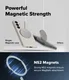 Ringke Silicone Magnetic Samsung Galaxy S26 Plus Hoesje MagSafe Back Cover Grijs afbeelding 9