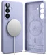 Ringke Silicone Magnetic Samsung Galaxy S26 Plus Hoesje MagSafe Back Cover Paars