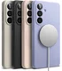 Ringke Silicone Magnetic Samsung Galaxy S26 Plus Hoesje MagSafe Back Cover Paars afbeelding 19