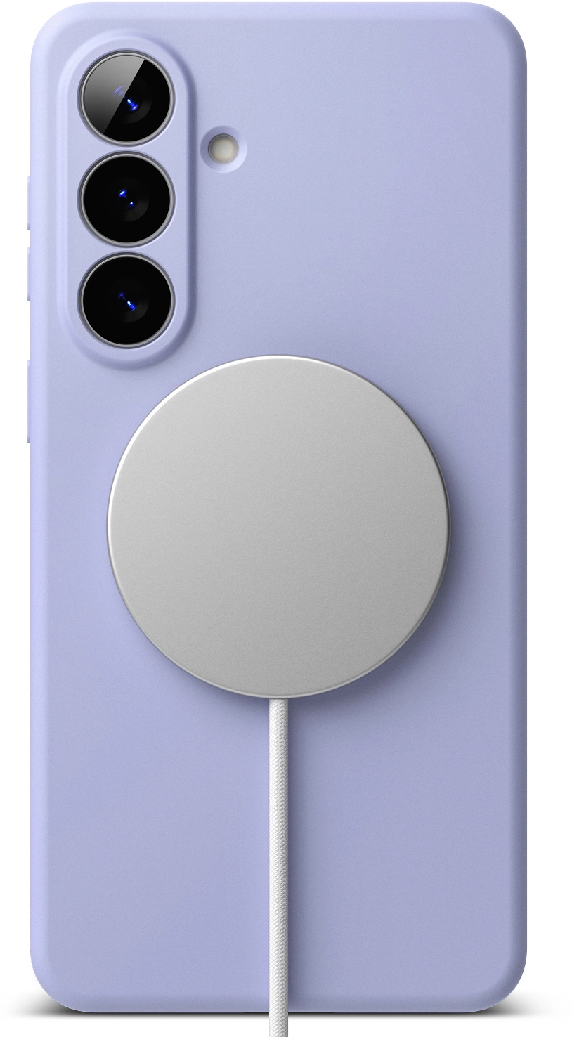 Ringke Silicone Magnetic Samsung Galaxy S26 Plus Hoesje MagSafe Back Cover Paars afbeelding 18