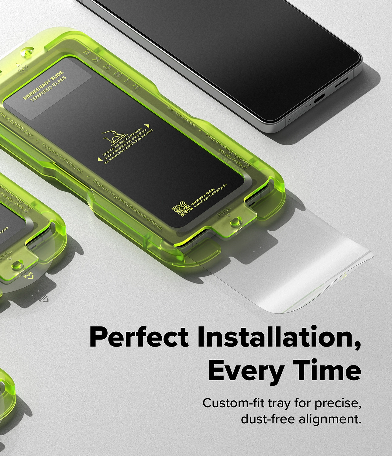 Ringke Easy Slide Samsung Galaxy S26 Plus Screen Protector met Jig 2-Pack afbeelding 4