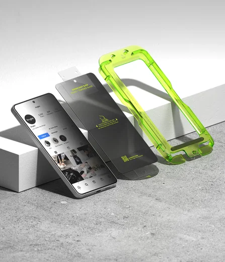 Ringke Easy Slide Privacy Samsung Galaxy S26 Plus Screen Protector Jig 2-Pack afbeelding 18