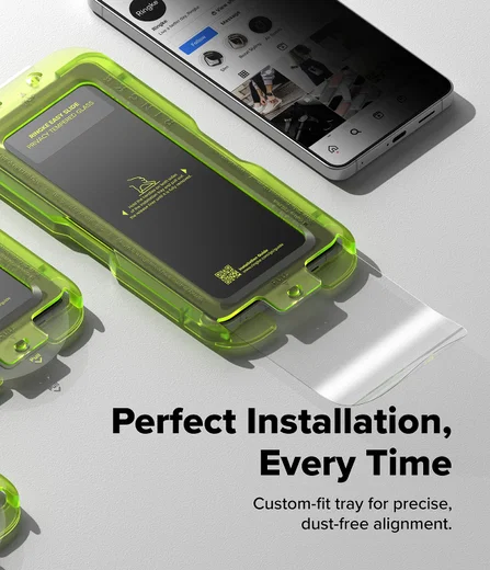 Ringke Easy Slide Privacy Samsung Galaxy S26 Plus Screen Protector Jig 2-Pack afbeelding 4