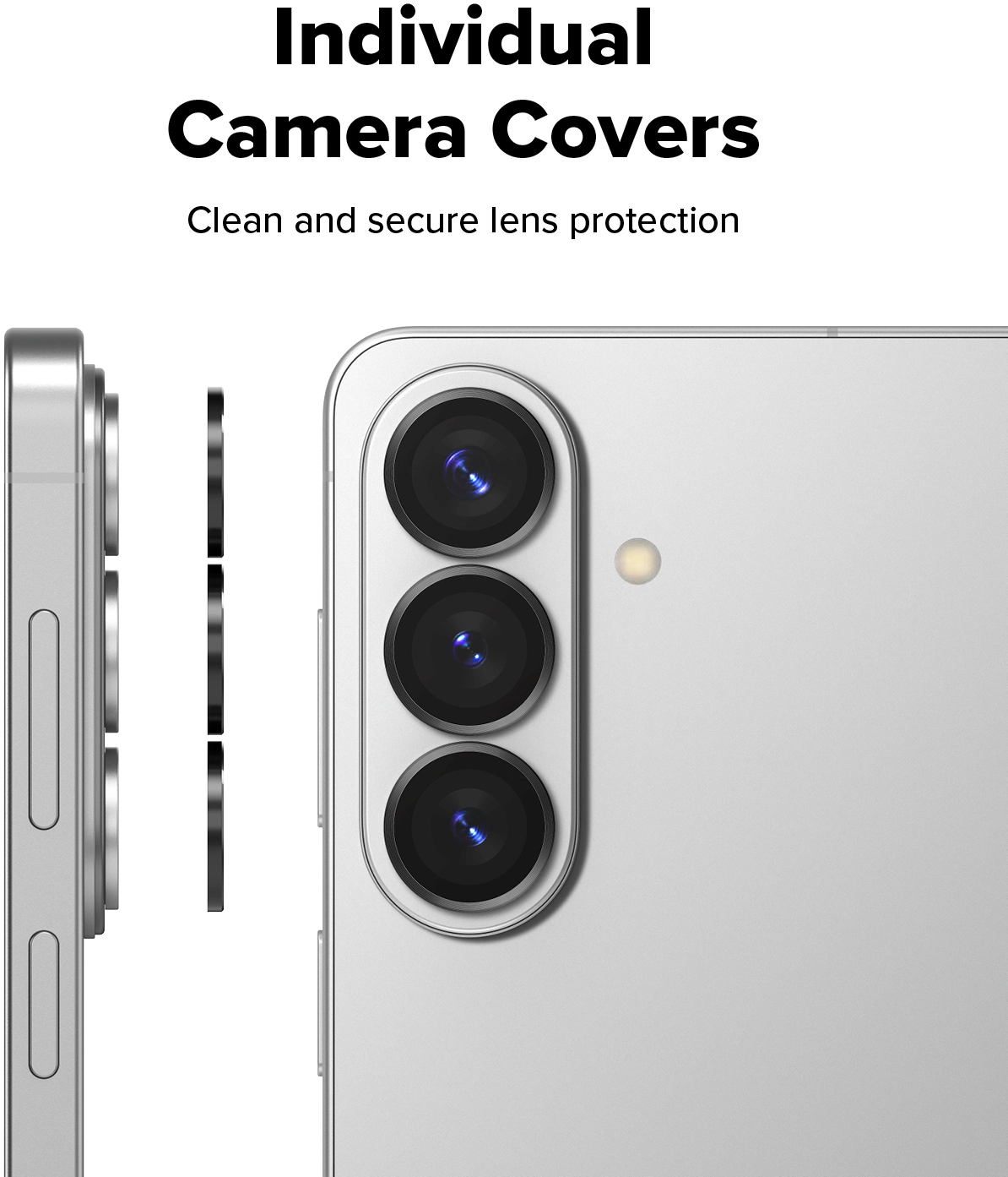 Ringke Camera Tempered Glass Samsung Galaxy S26/S26 Plus Camera Protector 2-Pack afbeelding 5