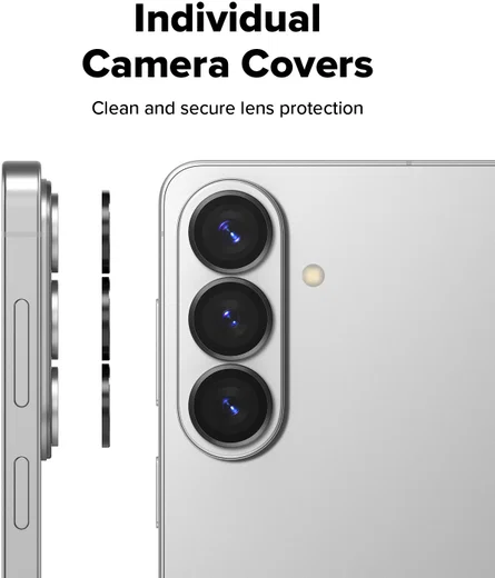 Ringke Camera Tempered Glass Samsung Galaxy S26/S26 Plus Camera Protector 2-Pack afbeelding 5