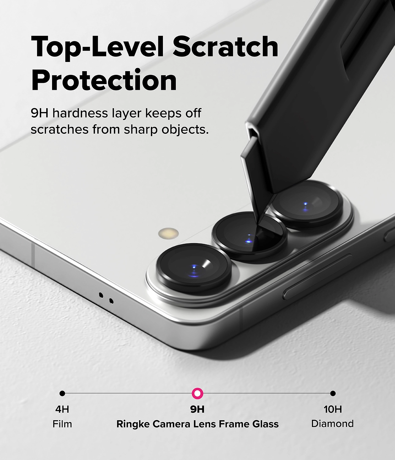 Ringke Camera Tempered Glass Samsung Galaxy S26/S26 Plus Camera Protector 2-Pack afbeelding 8