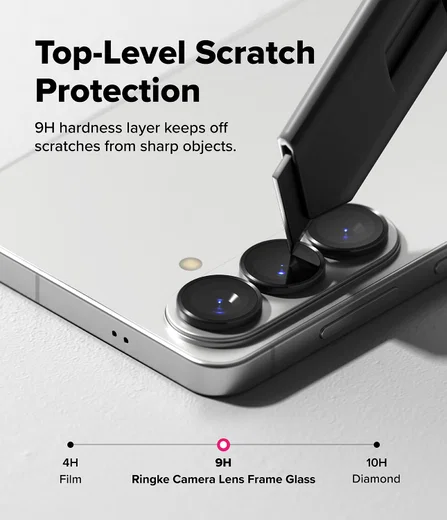 Ringke Camera Tempered Glass Samsung Galaxy S26/S26 Plus Camera Protector 2-Pack afbeelding 8