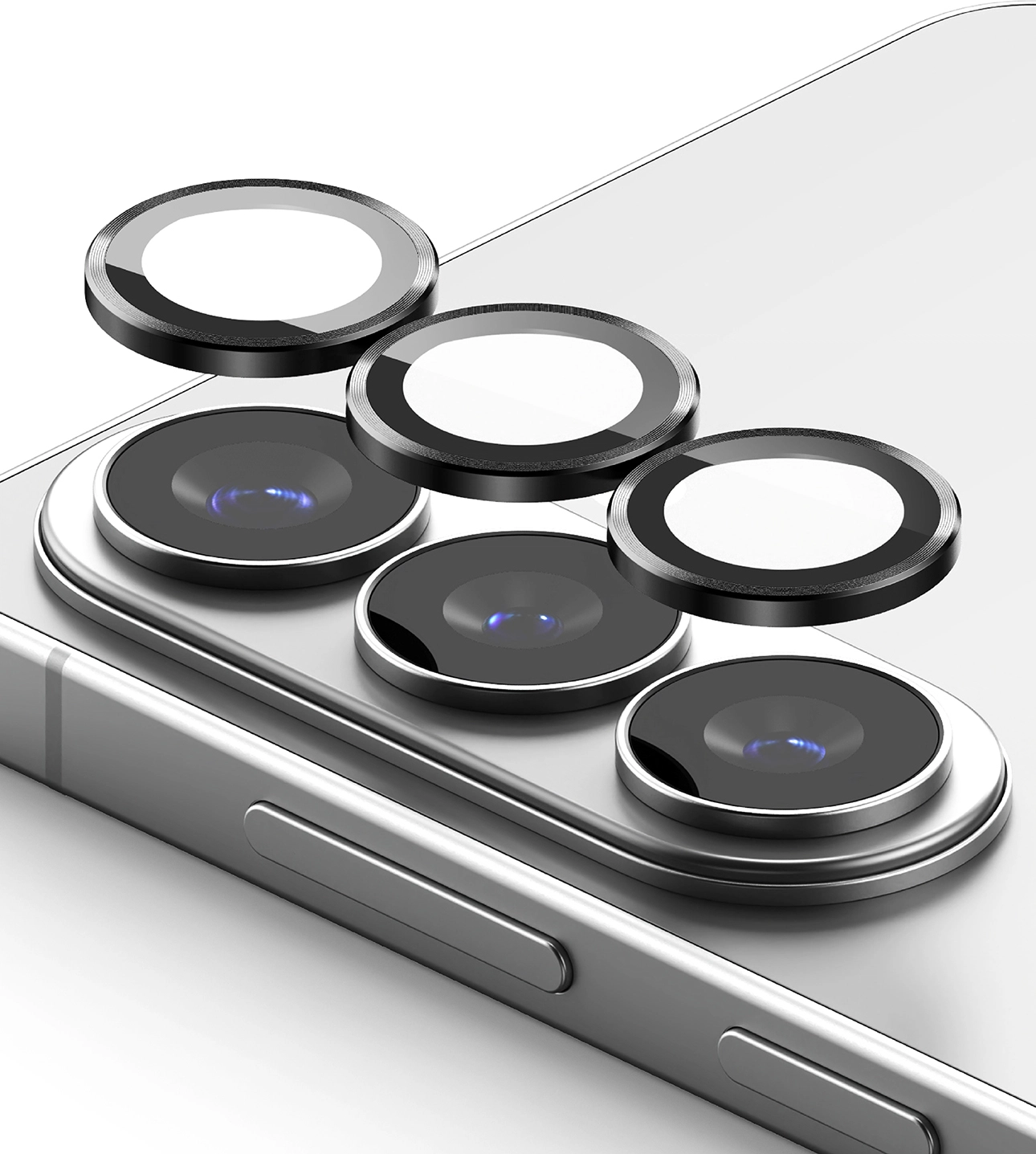 Ringke Camera Tempered Glass Samsung Galaxy S26/S26 Plus Camera Protector 2-Pack afbeelding 3