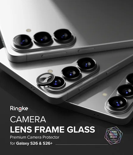 Ringke Camera Tempered Glass Samsung Galaxy S26/S26 Plus Camera Protector 2-Pack afbeelding 2
