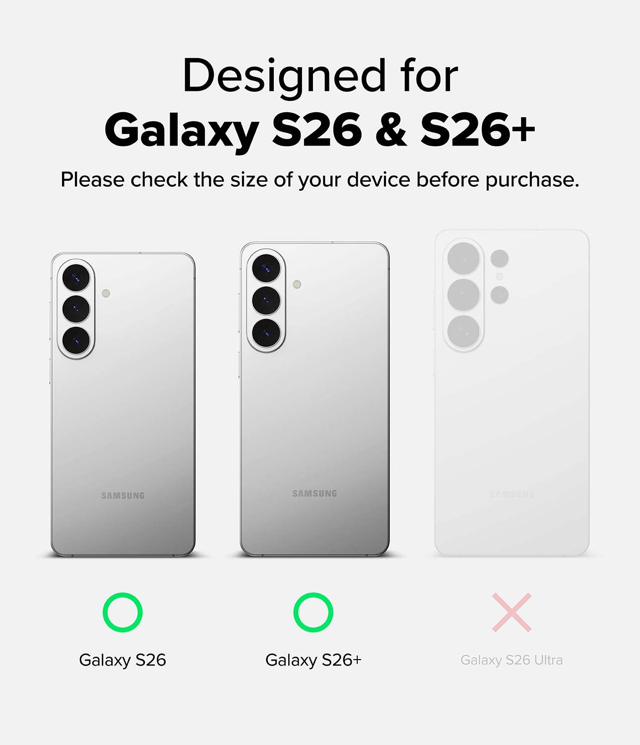 Ringke Camera Tempered Glass Samsung Galaxy S26/S26 Plus Camera Protector 2-Pack afbeelding 4
