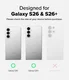 Ringke Camera Tempered Glass Samsung Galaxy S26/S26 Plus Camera Protector 2-Pack afbeelding 4
