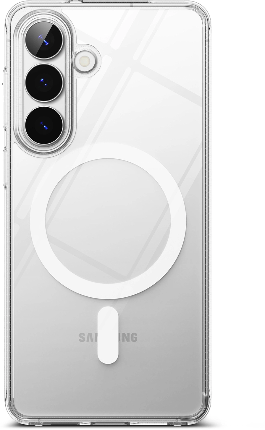 Ringke Fusion Magnetic Samsung Galaxy S26 Hoesje MagSafe Back Cover Transparant afbeelding 2