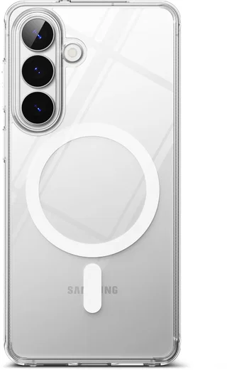 Ringke Fusion Magnetic Samsung Galaxy S26 Hoesje MagSafe Back Cover Transparant afbeelding 2