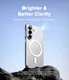 Ringke Fusion Magnetic Samsung Galaxy S26 Hoesje MagSafe Back Cover Transparant afbeelding 7