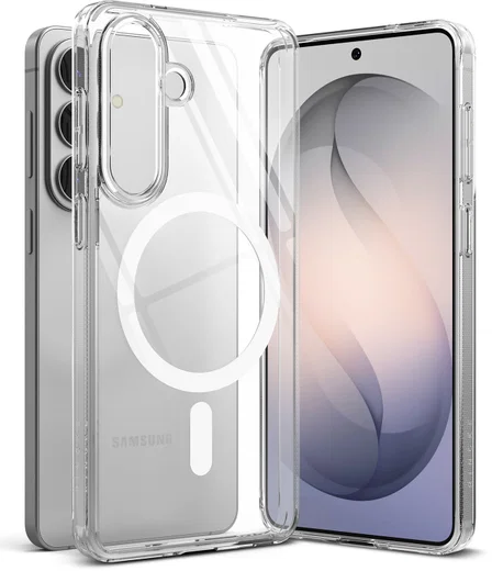 Ringke Fusion Magnetic Samsung Galaxy S26 Hoesje MagSafe Back Cover Transparant afbeelding 17