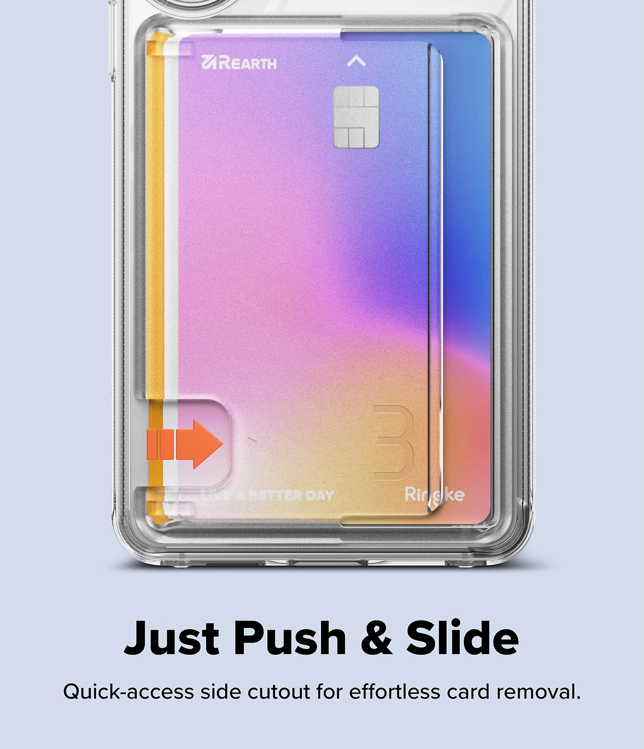Ringke Fusion Card Samsung Galaxy S26 Hoesje Kaarthouder Transparant afbeelding 8