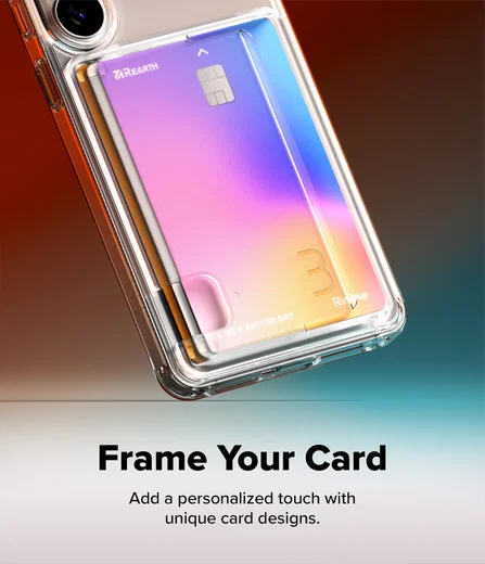 Ringke Fusion Card Samsung Galaxy S26 Hoesje Kaarthouder Transparant afbeelding 9