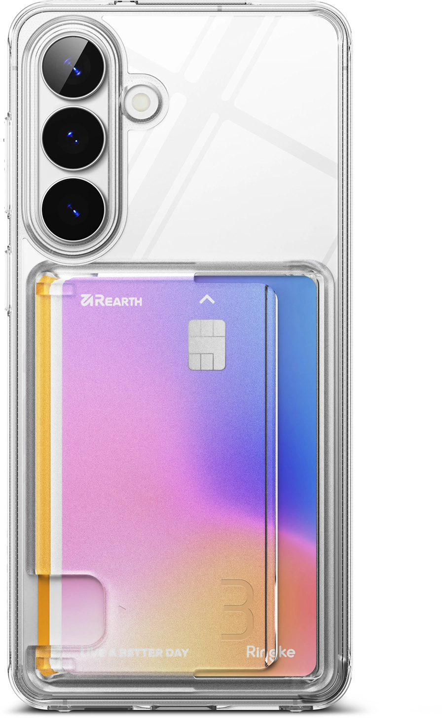 Ringke Fusion Card Samsung Galaxy S26 Hoesje Kaarthouder Transparant afbeelding 2