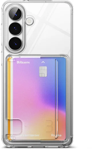 Ringke Fusion Card Samsung Galaxy S26 Hoesje Kaarthouder Transparant afbeelding 2