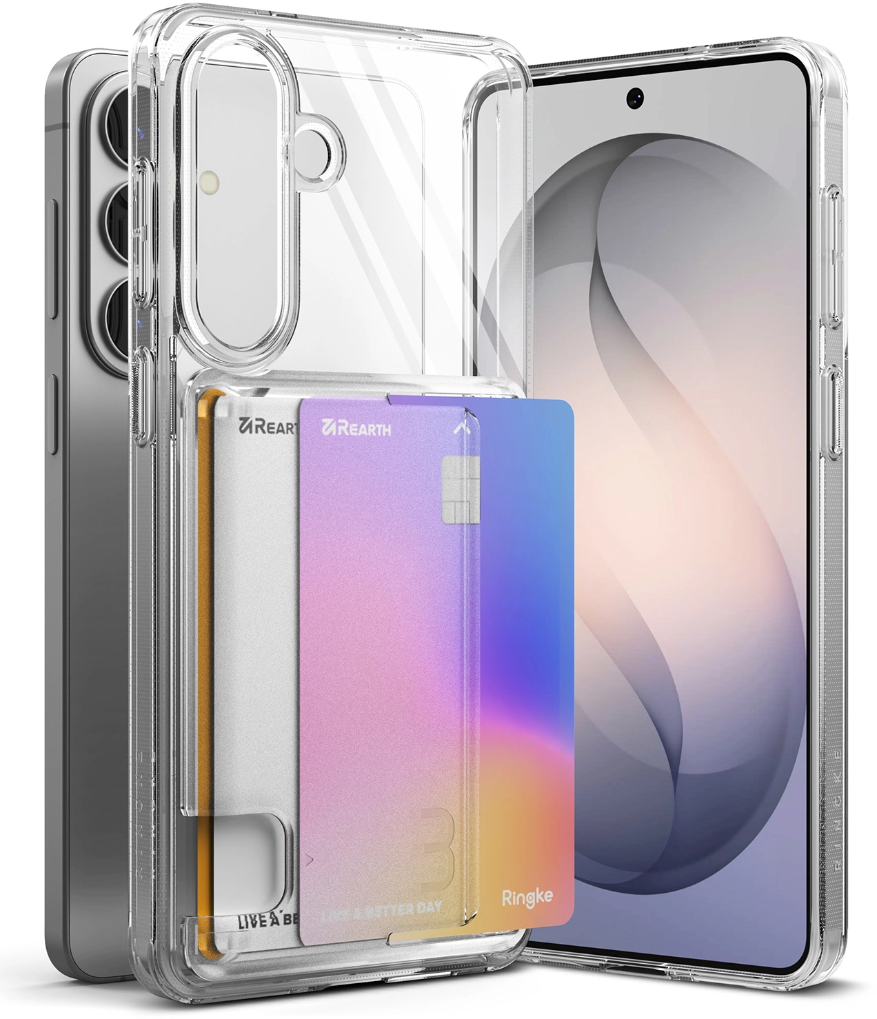 Ringke Fusion Card Samsung Galaxy S26 Hoesje Kaarthouder Transparant afbeelding 17