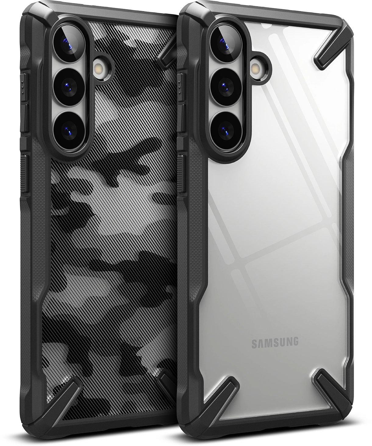 Ringke Fusion X Samsung Galaxy S26 Hoesje Back Cover Camo Zwart afbeelding 18