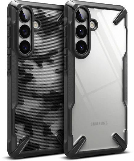 Ringke Fusion X Samsung Galaxy S26 Hoesje Back Cover Camo Zwart afbeelding 18